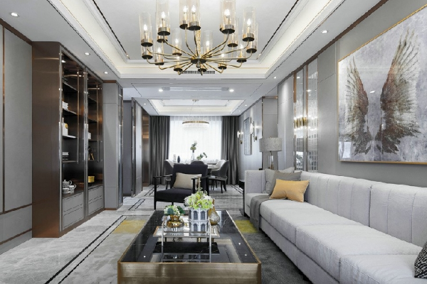 輕奢風(fēng)格設(shè)計效果圖-保駕護(hù)航裝修網(wǎng)